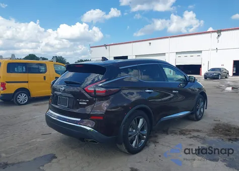 2019 Nissan Murano Platinum from USA, damaged, VIN 5N1AZ2MJ7KN122753